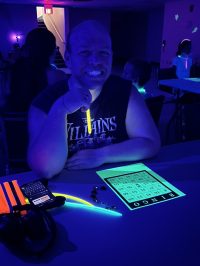 On Thursday, June 25th, we all had a lot of fun with Blacklight Bingo.