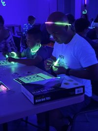 On Thursday, June 25th, we all had a lot of fun with Blacklight Bingo.
