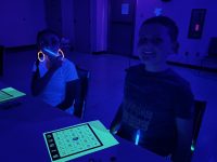 On Thursday, June 25th, we all had a lot of fun with Blacklight Bingo.