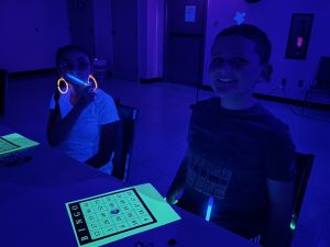 On Thursday, June 25th, we all had a lot of fun with Blacklight Bingo.