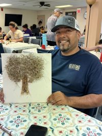 Our patrons proved that you can make something out of nothing - they took our random craft supplies and turned them into masterpieces at our Bad Art program on June 18th!!