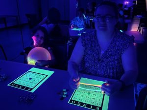 On Thursday, June 25th, we all had a lot of fun with Blacklight Bingo.