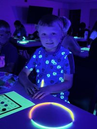 On Thursday, June 25th, we all had a lot of fun with Blacklight Bingo.