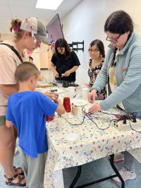 Our patrons proved that you can make something out of nothing - they took our random craft supplies and turned them into masterpieces at our Bad Art program on June 18th!!