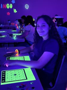 On Thursday, June 25th, we all had a lot of fun with Blacklight Bingo.