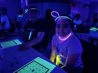 On Thursday, June 25th, we all had a lot of fun with Blacklight Bingo.
