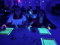 On Thursday, June 25th, we all had a lot of fun with Blacklight Bingo.