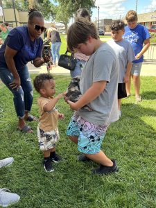 On July 2nd, the library was overrun with adorable chaos as llamas, piglets, goats, and kangaroos took charge!