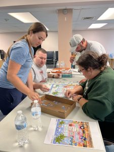 On Thursday July 31st, our Pizza Puzzle Palooza brought smiles, slices and serious puzzle skills!! We had a blast!