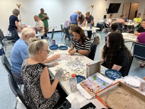 On Thursday July 31st, our Pizza Puzzle Palooza brought smiles, slices and serious puzzle skills!! We had a blast!