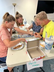 On Thursday July 31st, our Pizza Puzzle Palooza brought smiles, slices and serious puzzle skills!! We had a blast!